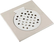 Drenaggio in acciaio inossidabile 15 x 15 cm - Drenaggio doccia filtro con valvola di ritorno per cucina e bagno