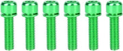 Set di manopole per bicicletta con steli M5 x 25 magnetici, viti in acciaio con anelli per bicicletta da mountain bike, set da 6 pezzi