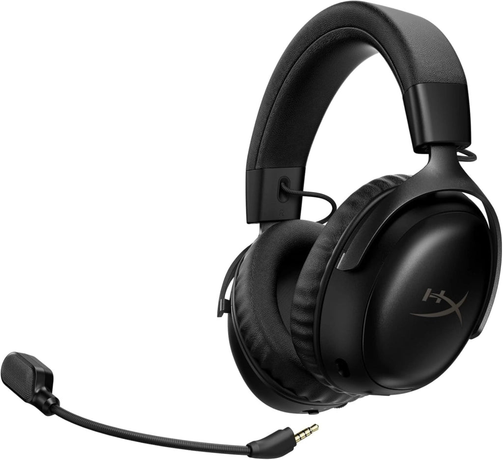 Cloud III S Wireless, Cuffie Bluetooth, Audio 3D, Microfono Noise-Cancelling, Fino a 200 ore di Autonomia, Dongle USB-C, Compatibili con PC, PS5, Nintendo Switch, Nero
