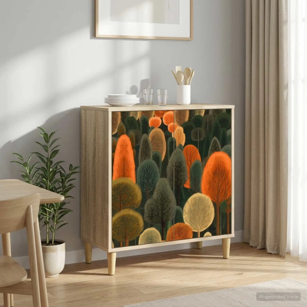 Credenza ZAANDAM Sonoma 69 x 33 x 75 cm Legno ingegnerizzato 8006920