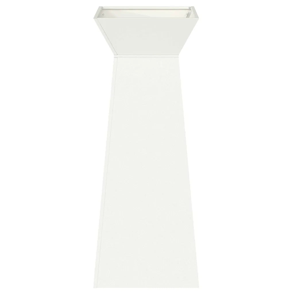 Vaso a Pilastro 2 pcs Bianco 40 x 40 x 100 cm 873855