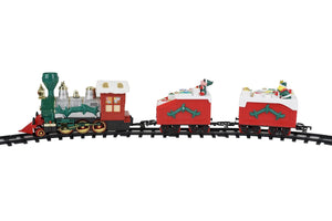 Trenino Natalizio a Elettrico con Vagoni ed Elfi Vanzetti