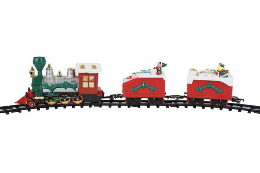 Trenino Natalizio a Elettrico con Vagoni ed Elfi Vanzetti