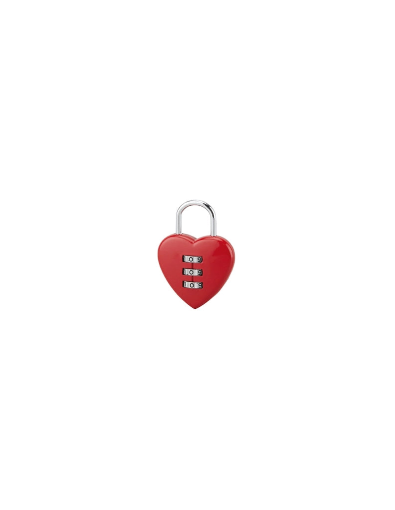 Lucchetto a combinazione Fantasy Heart con decorazione a cuore, 3 cifre, interno, arco in acciaio – THIRARD