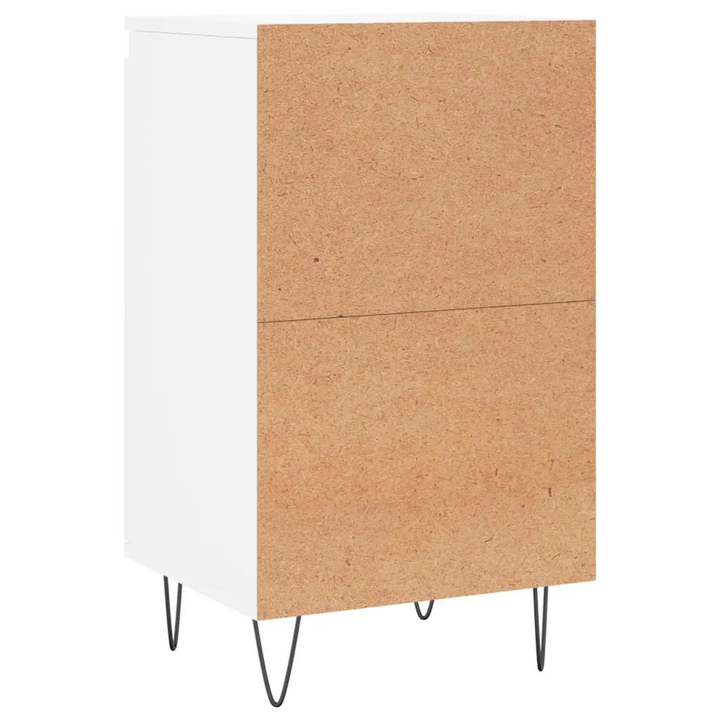 Credenza Bianca 40x35x70 cm in Legno Multistrato 831052