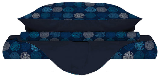 Copripiumino Singolo con Stampa sul Sacco e Federe Doubleface Ipnotic