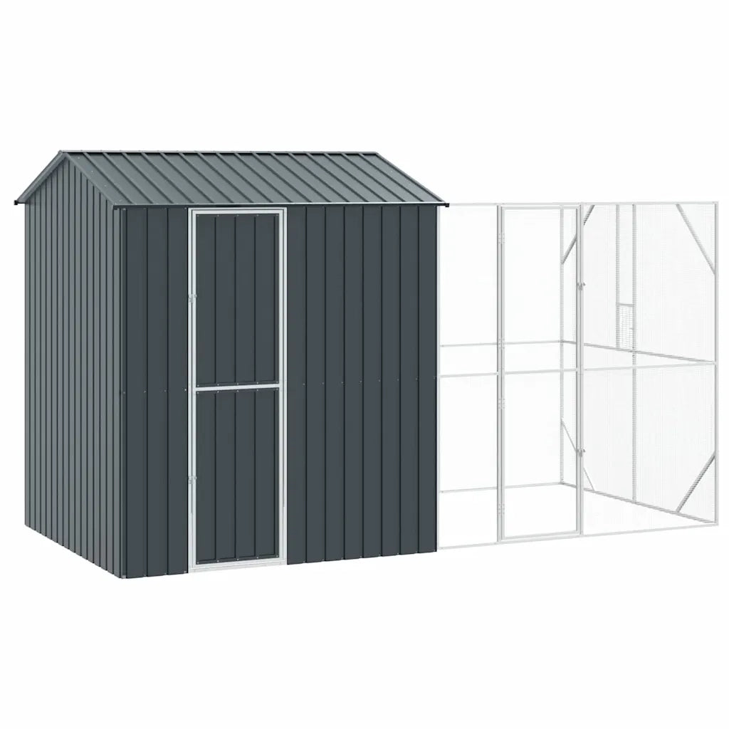 Gabbia per uccelli Antracite 418 x 210 x 247 cm Acciaio zincato 3325156