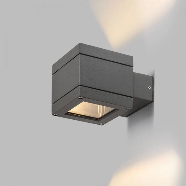 Faretto TELO da parete grigio antracite  230V G9 40W IP44