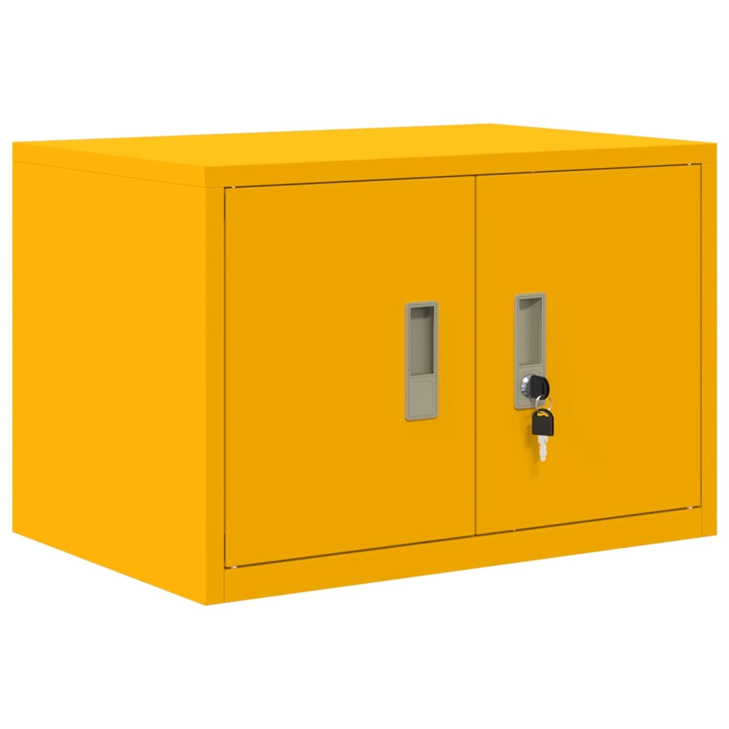 Armadio Giallo senape 60 x 40 x 40 cm Acciaio 891715