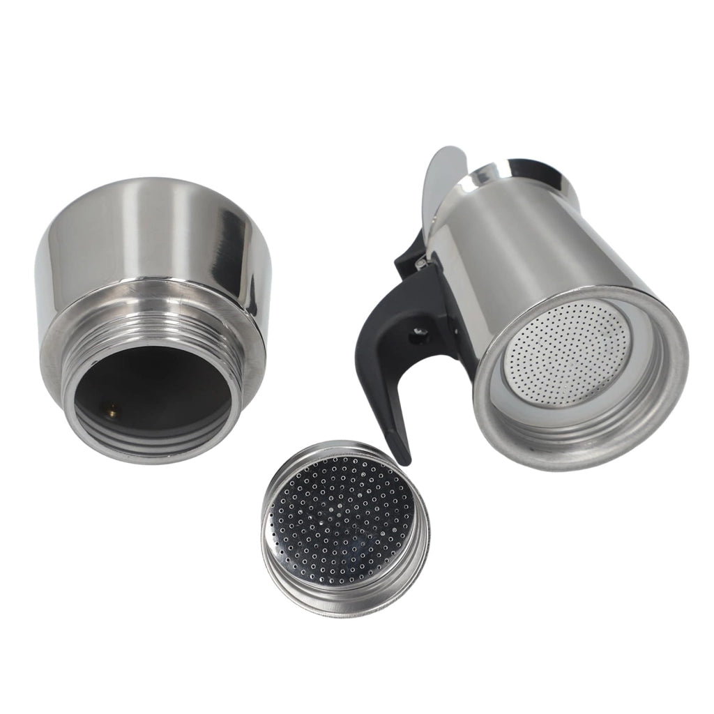 Bollitore in acciaio inossidabile da 450 ml, manuale, ideale per il campeggio, design moderno