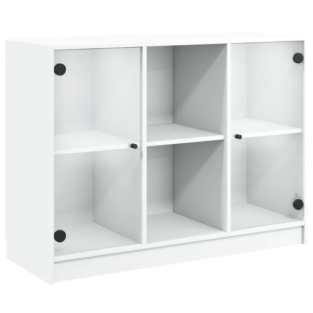 Buffet credenza cassettiera mobiletto mobile contenitore organizer per cucina soggiorno salotto 102 x 37 x 75,5 cm legno ingegnerizzato bianco 02_0030176