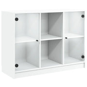 Buffet credenza cassettiera mobiletto mobile contenitore organizer per cucina soggiorno salotto 102 x 37 x 75,5 cm legno ingegnerizzato bianco 02_0030176