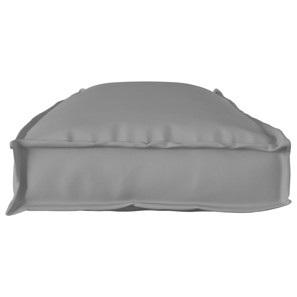 Cuscino per Pallet Grigio 110x40x8 cm Tessuto Oxford