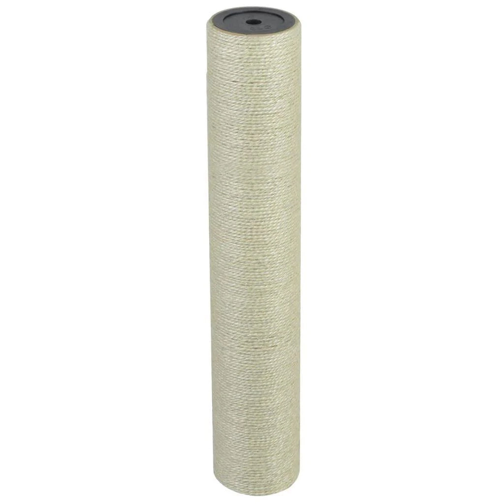 Tiragraffi albero per gatti cuccia per gatti peluche 8 x 45 cm spessore 10 mm beige 3702059