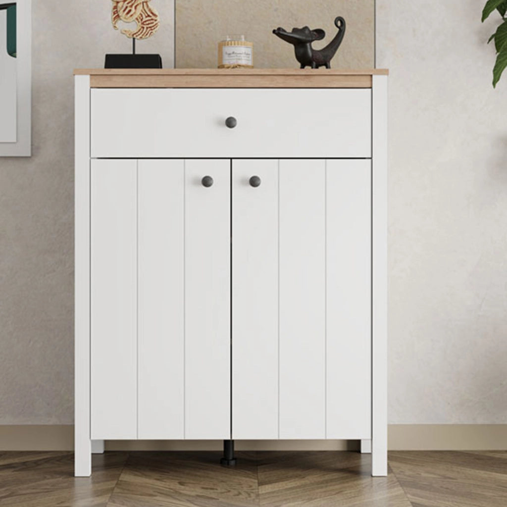 Russel, Mobile da Ingresso un Cassetto, 86x40x111h cm Bianco