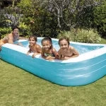 PISCINA GONFIABILE RETTANGOLARE  +6 ANNI  cm.305x183x56h.  peso kg.7,3 (58484)    INTEX