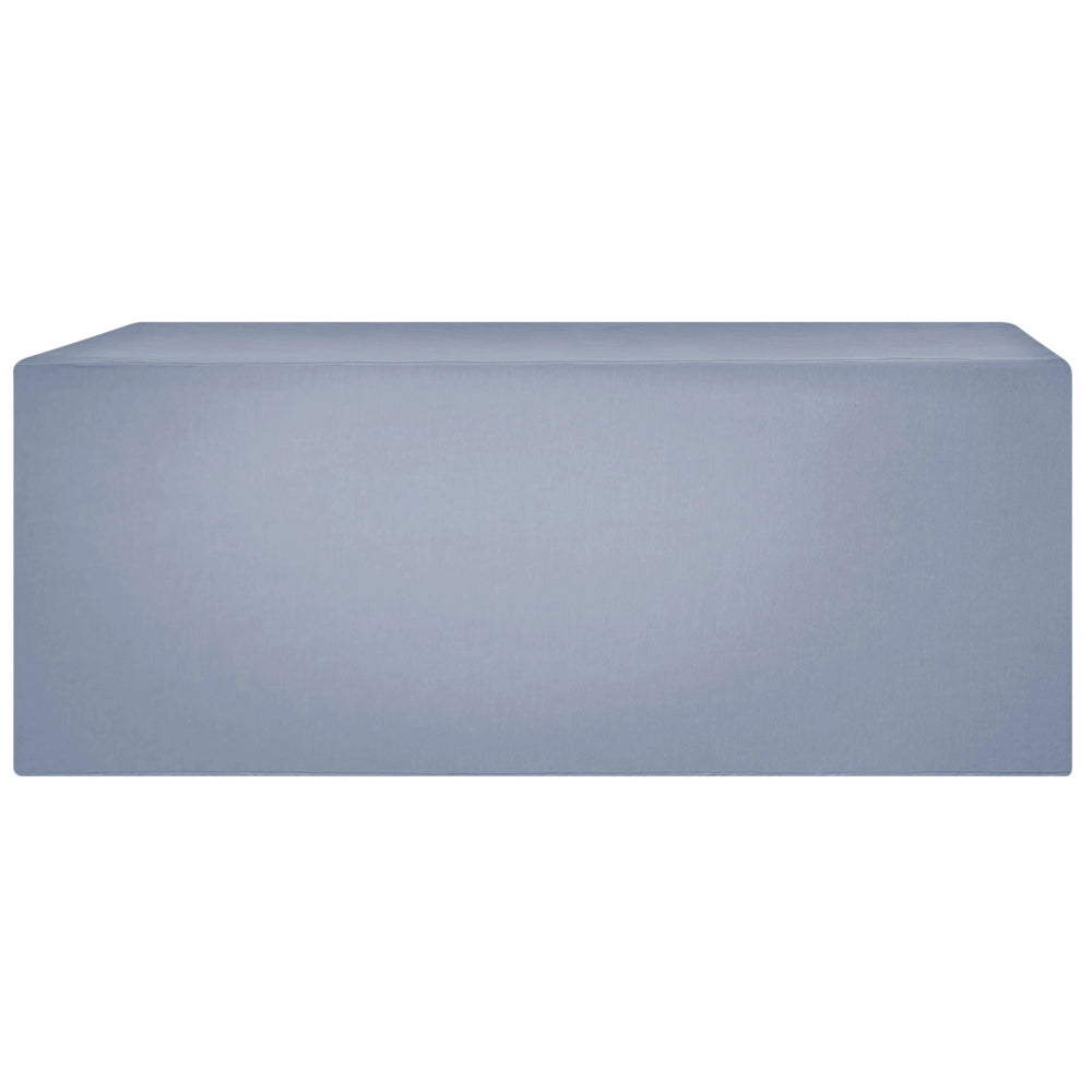 Copertura per mobili da giardino Copertura antipioggia in PVC grigio poliestere 210 x 150 x 90 cm