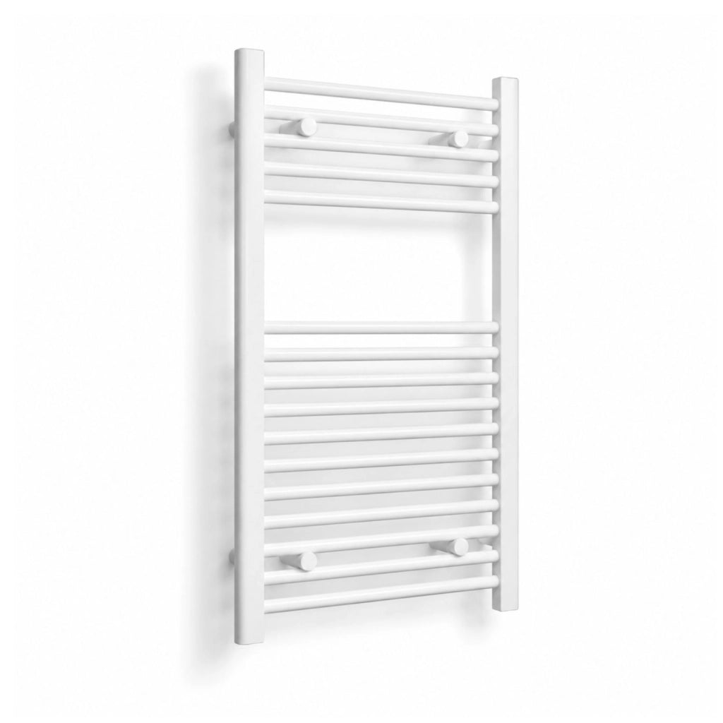 Termoarredo bianco in acciaio scaldasalviette per bagno elegante *** misure h770xl500xi450 16 tubi, pezzi 1