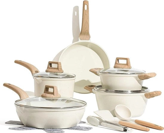 Set di accessori per induzione 14 pezzi - Non tossico - Compatibile con tutti i forni Set di accessori per induzione