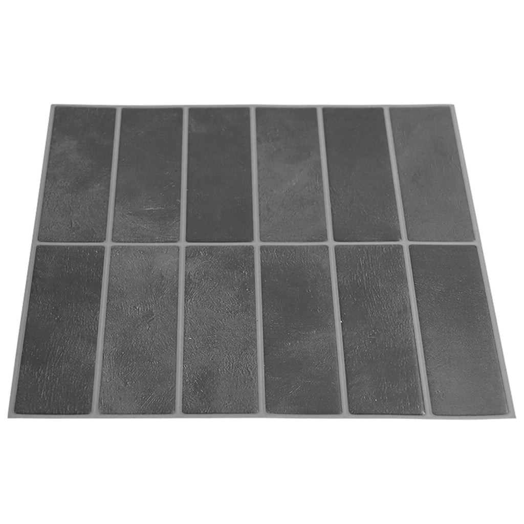Piastrella Rettangolare 10 pcs Grigio 29 x 23 x 0,08 cm 42046159