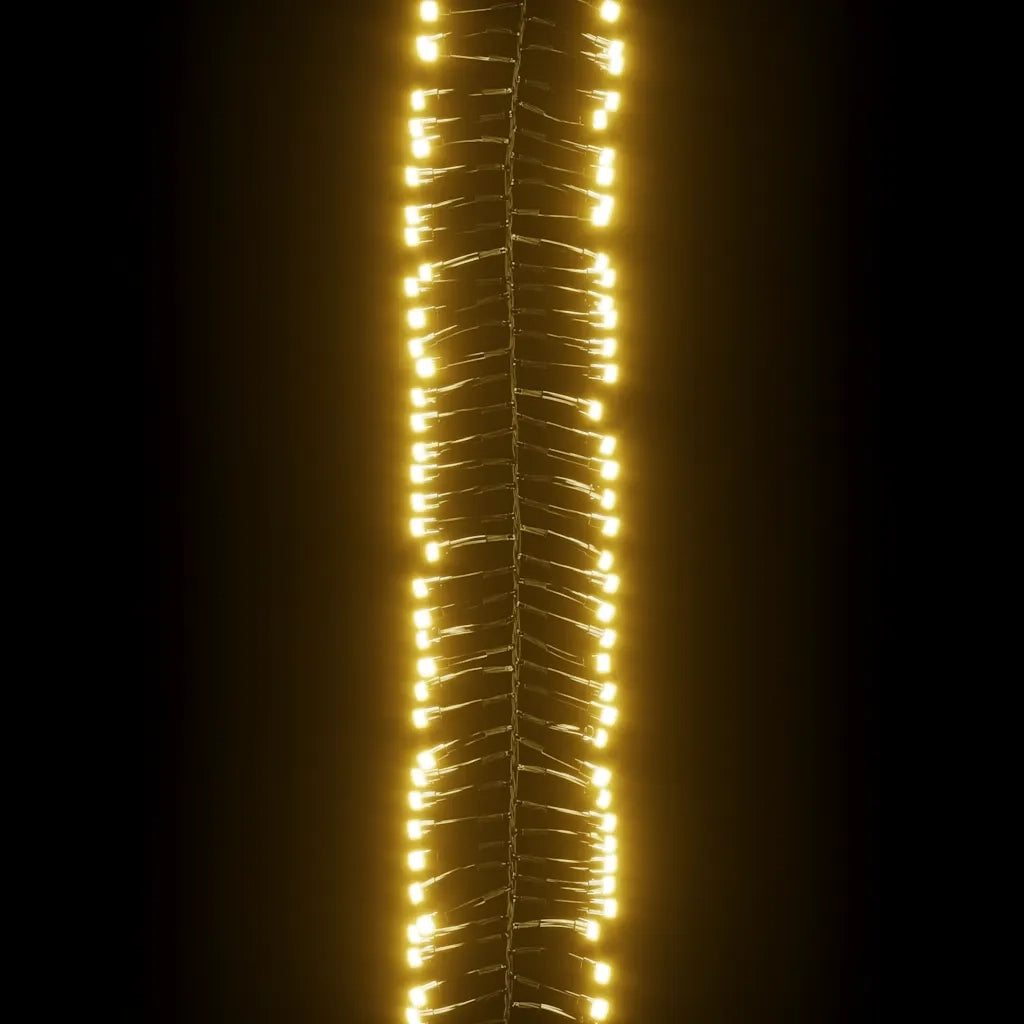 Stringa di Luci LED con 400 Luci LED Bianco Caldo in PVC CFW1783174