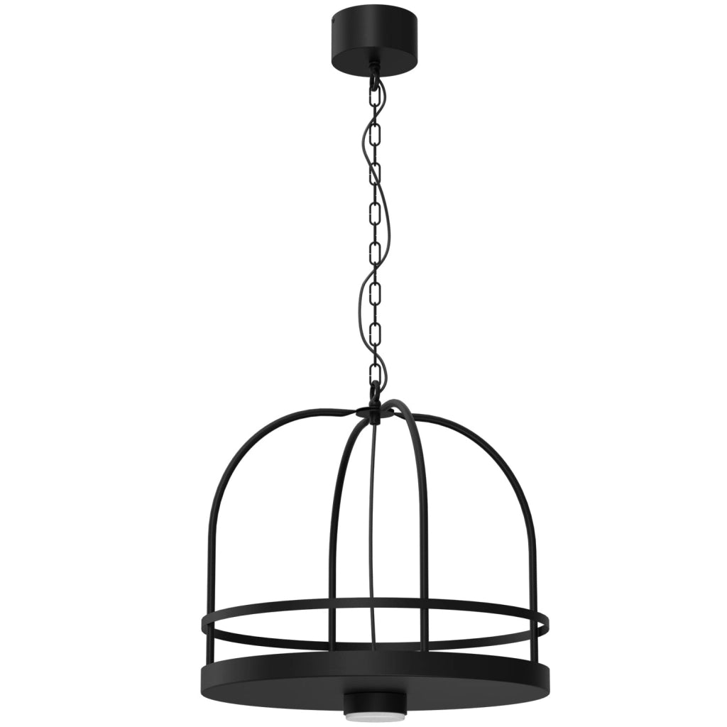 Lampada sospesa Zona 1xGX53 nera metallo Luminex