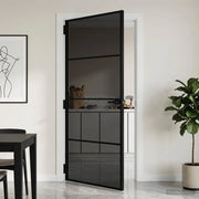 Porta Interna 102,5 x 201,5 cm Vetro Temperato e Alluminio 42054104