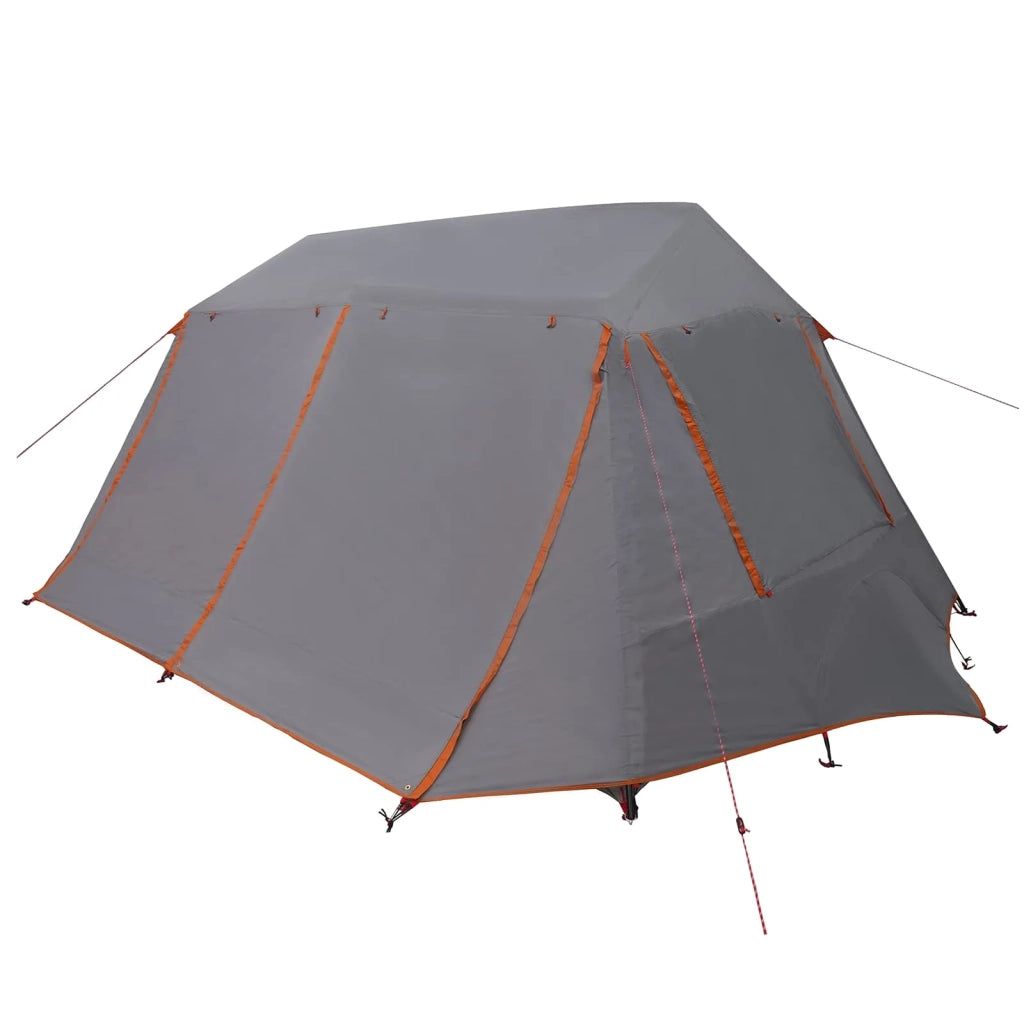 Tenda a tunnel Grigio e arancione 400 x 278 x 182 cm 42017435