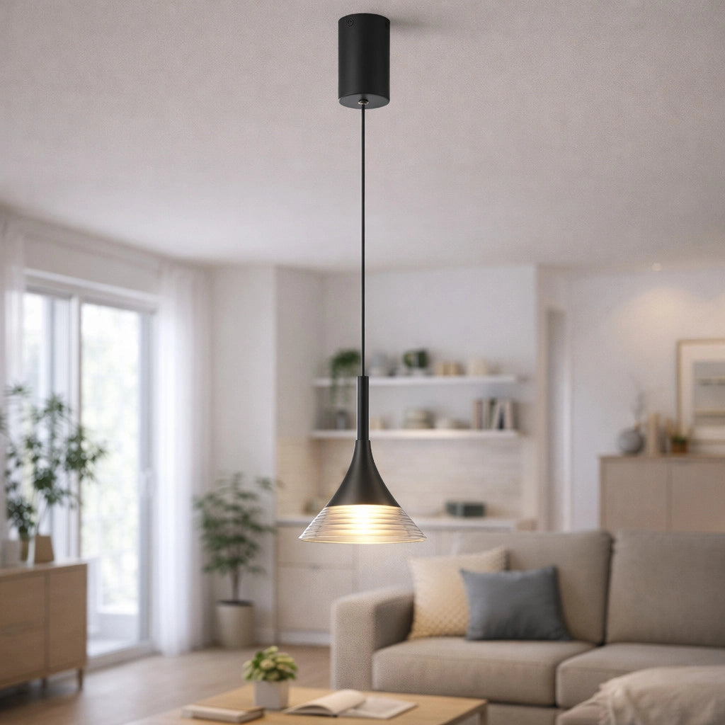LAMPADA SOSPENSIONE LED 4W REGOLABILE 3 COLORI 3000K 4000K 6000K 400LM LP016