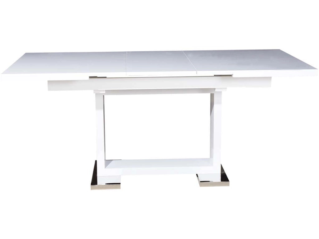 Tavolo da pranzo "Toda" - 140/180 x 90 x 77 cm - Bianco