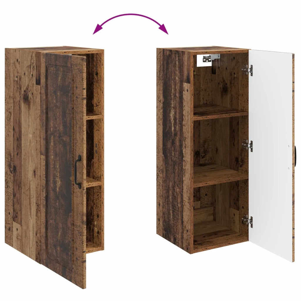 Mobiletto a muro 33 x 34,5 x 90 cm Legno ingegnerizzato 899273