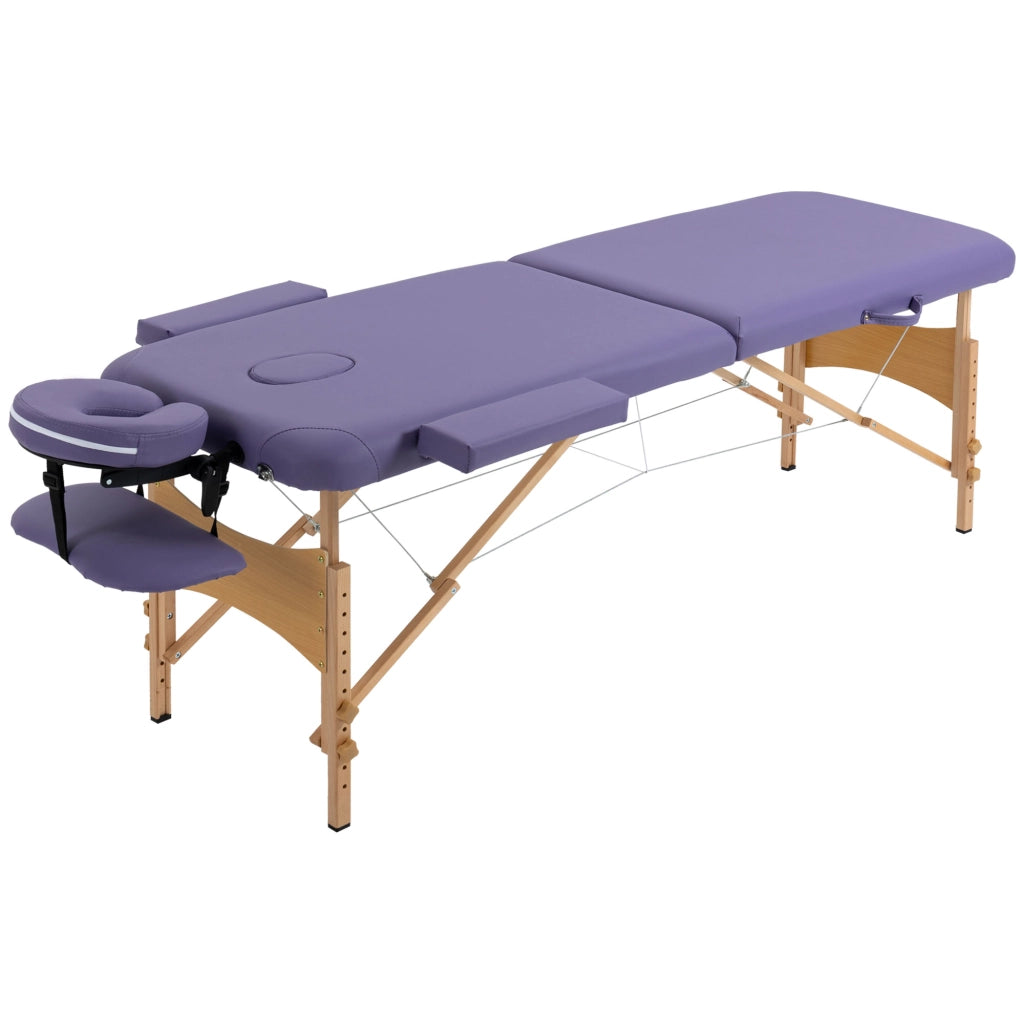Tavolo Pieghevole Regolabile ¨C zephmum ¨C 210x81cm Viola