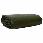 Telo 650g / m² Verde oliva 6 x 8 m Tela con rivestimento in PVC