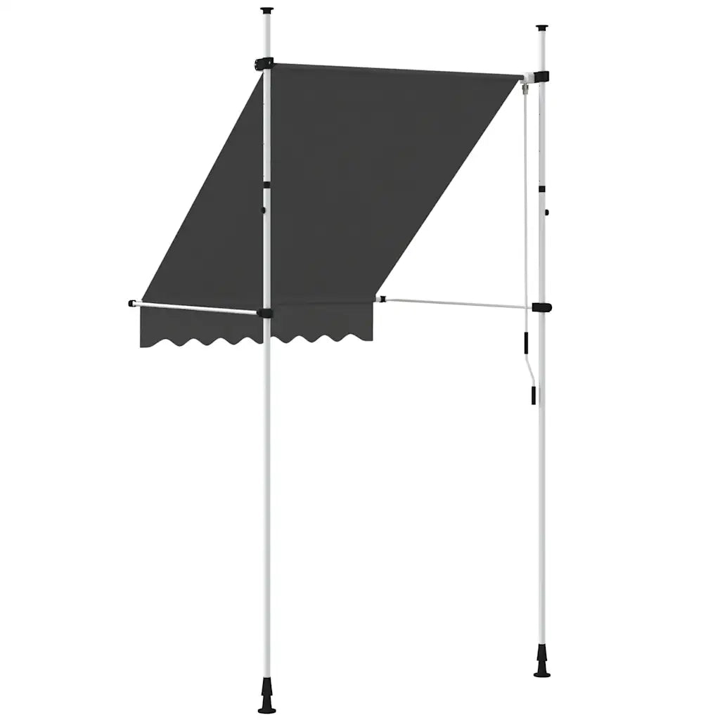 Tenda da Sole | Tenda parasole Retrattile Manuale 150 cm Antracite