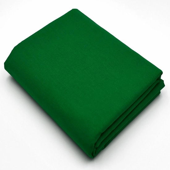 Tessuto di cotone 100%, venduto per metro, larghezza 240 cm, tessuto di cotone 100% Oeko-Tex Standard 100, colori lisci per cucire (verde scuro 86, 100 cm)