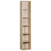 Libreria a scaffale 30x24x158，4 cm rovere in MDF e truciolato
