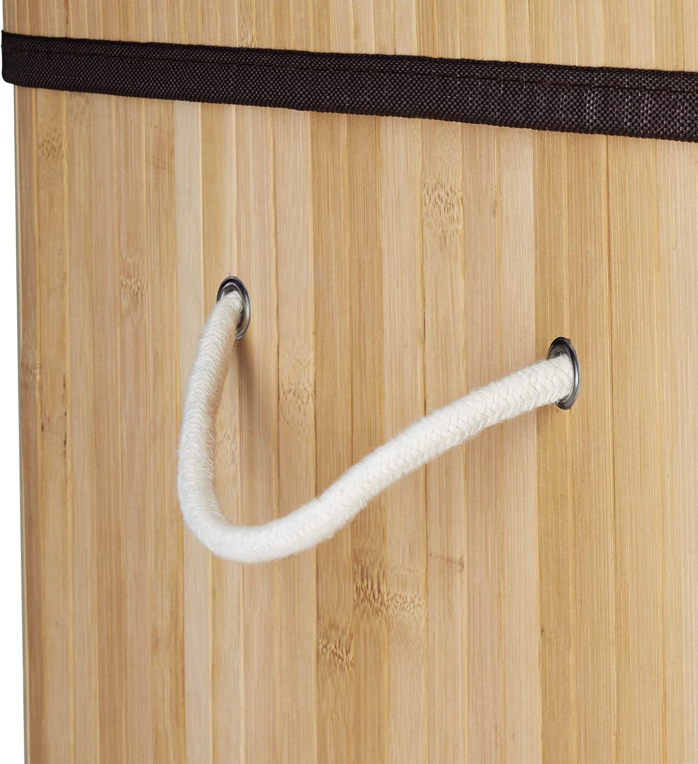 Coperchio portabiancheria 2 scomparti 72 litri bambù 13_0001910