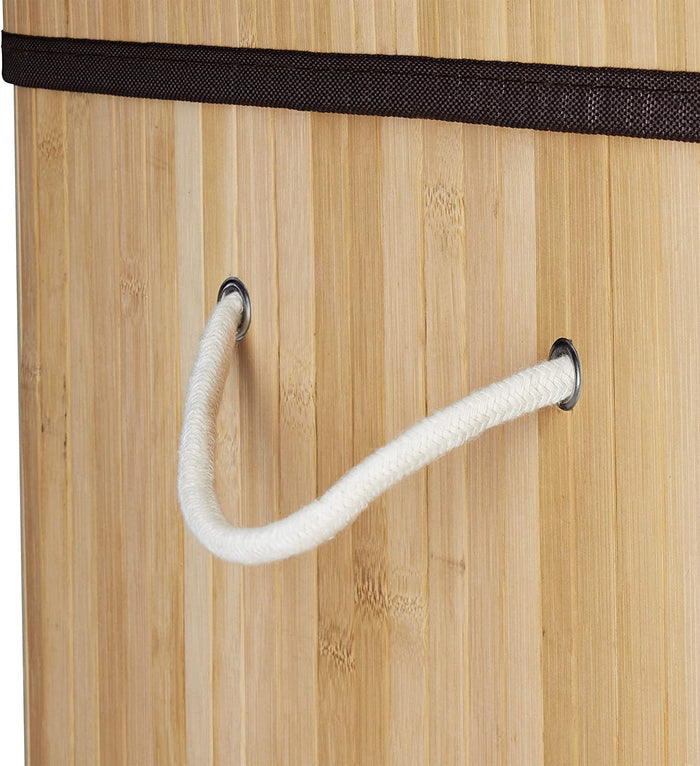 Coperchio portabiancheria 2 scomparti 72 litri bambù 13_0001910