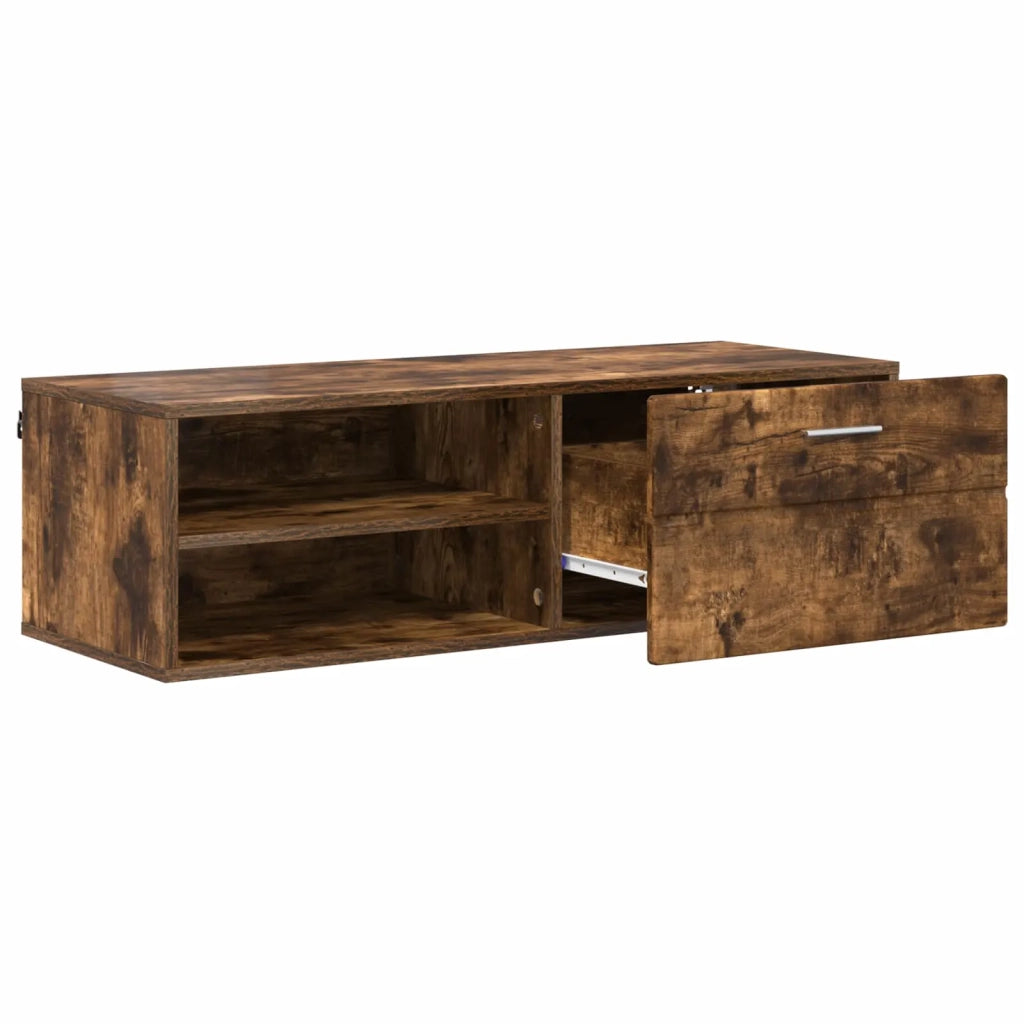 Armadio in Legno con cassetto Rovere fumé 100,5 x 39 x 30 cm 880246