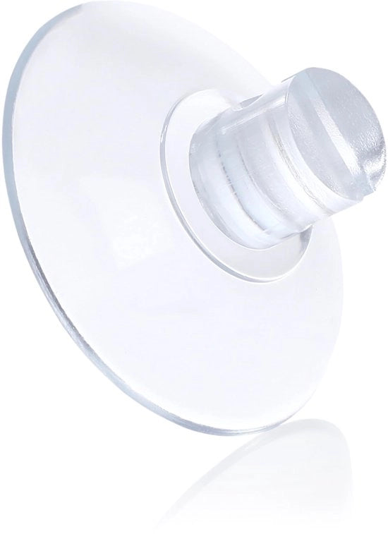 Zuignappen per cavi per illuminazione, 50 pezzi - fissaggio con cavo in canaletto - ideale per cavi per illuminazione e decorazione di finestre - 20 mm