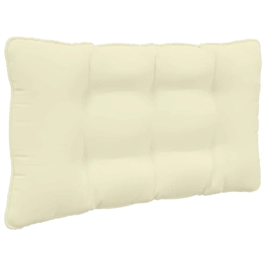 Cuscino per divano da esterno 2 pcs Crema Poliestere