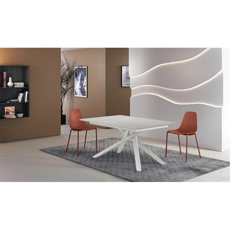 Tavolo allungabile con top in melaminico Pulse 25 90cm X 140-190cm H 76cm Stones