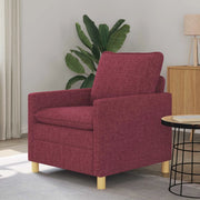 Divano Rosso Vino 76 x 81 x 87,5 cm Tessuto