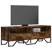 vidaXL Mobile Porta TV Rovere Fumo 122x34x41 cm in Legno Multistrato