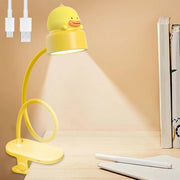 Lampada LED a batterie per bambini con chiusura - 3 livelli di illuminazione & 360° flessibile - luce anti blu - uccello giallo