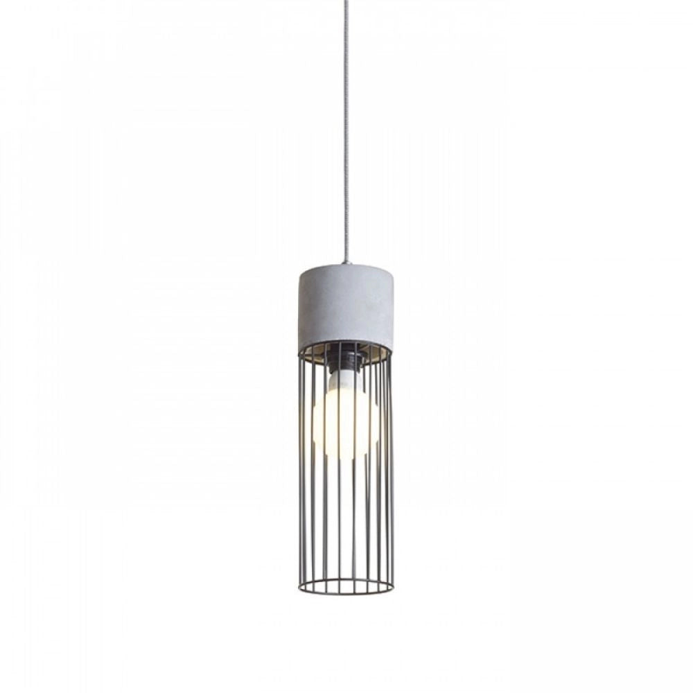 Lampadario BURTON a sospensione calcestruzzo 230V E27 42W