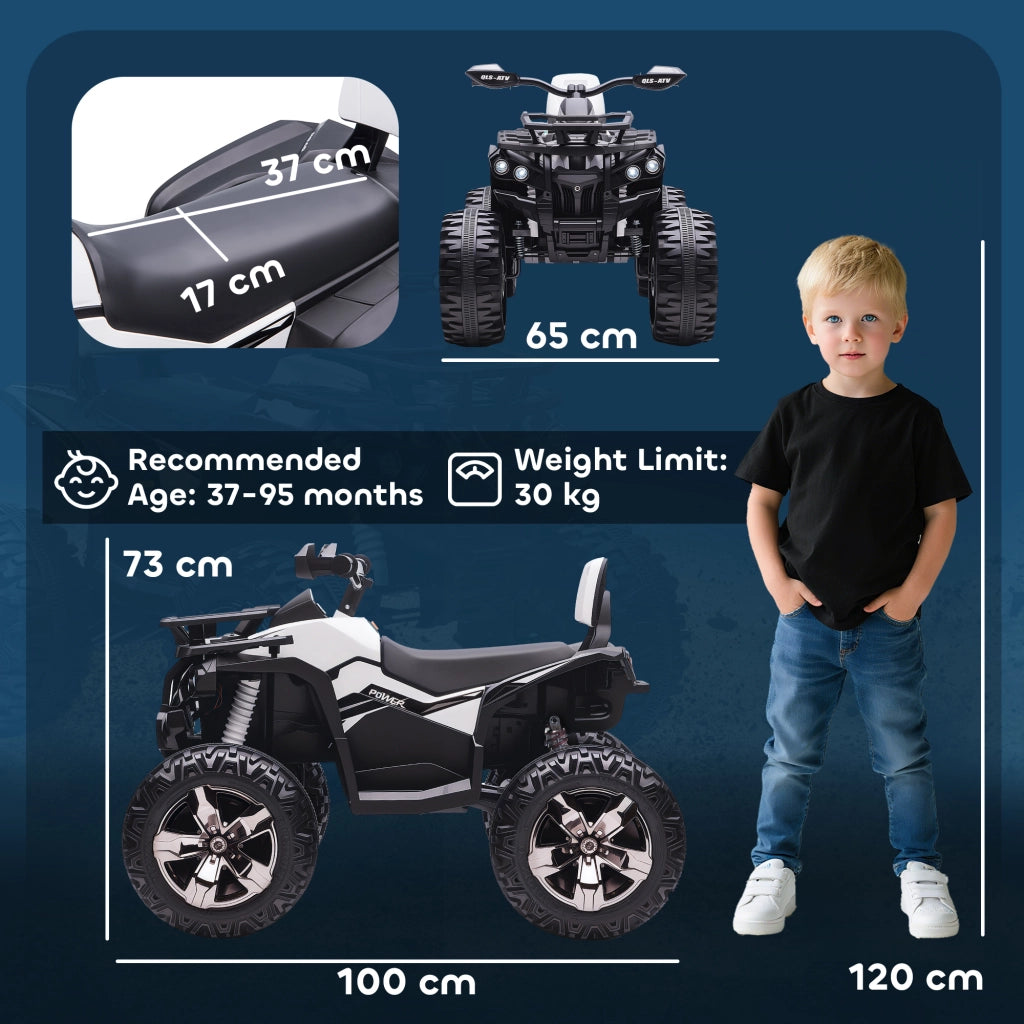 Quad elettrico per bambini ¨C Minimal ¨C LED, USB, 3-8 km/h, 45 min