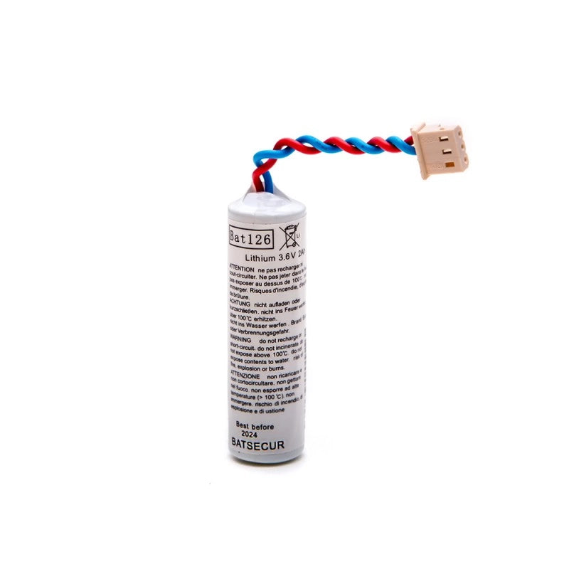 BTS batteria litio 3,6V 2,4Ah compatibile antifurto allarme Tecnoalarm - BTA126
