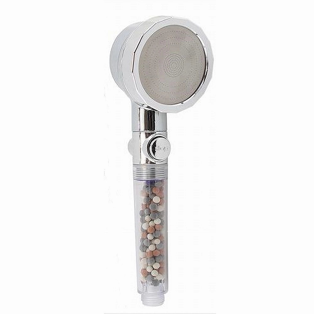 Trade Shop - Doccetta Soffione Doccia Bagno Con Filtro Pulsante Doccino Per Idroterapia 87541 -