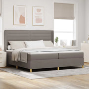 Letto a molle con strisce LED Talpa 200 x 200 cm Tessuto 3343655
